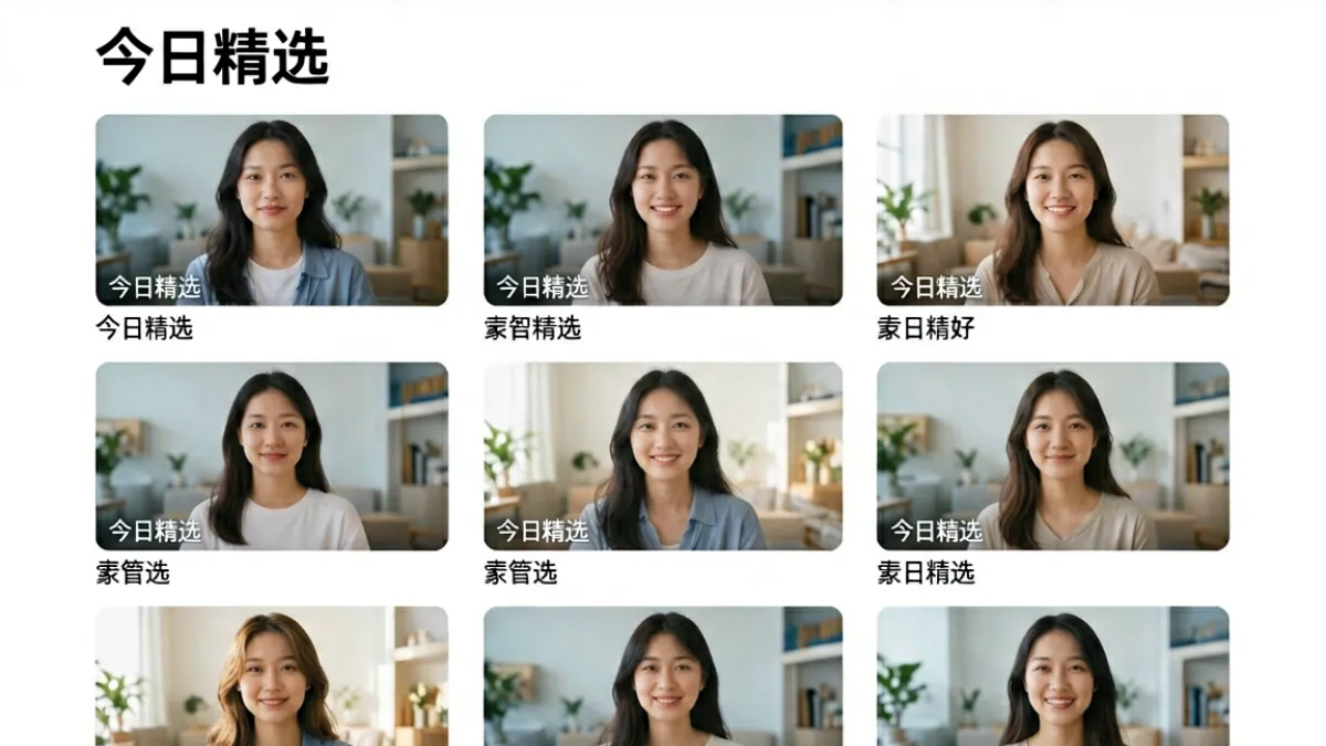 tobu8 平台首页界面截图，展示分类导航栏和精选视频封面排列